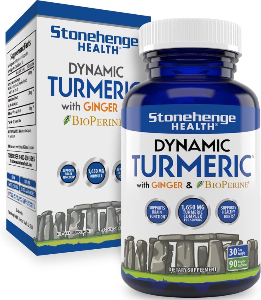 Stonehenge Health Dynamic Turmeric, Dynamic Biotics Probiotic: Joints and Digestion Support Bundle